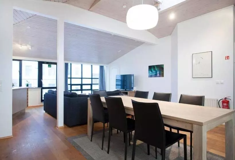 تختخواب و صبحانه Odinn Reykjavik Apartments