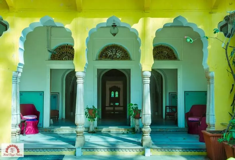 בית מלון כפרי Diggi Palace Jaipur A City Center Hidden Heritage Gem