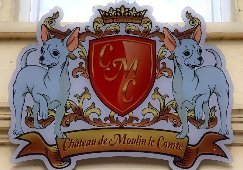 민박 Chateau De Moulin Le Comte