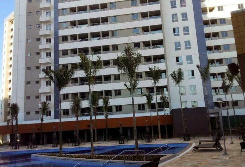ホテル Apartamento No Solar Das águas Resort Em Olímpia Sp