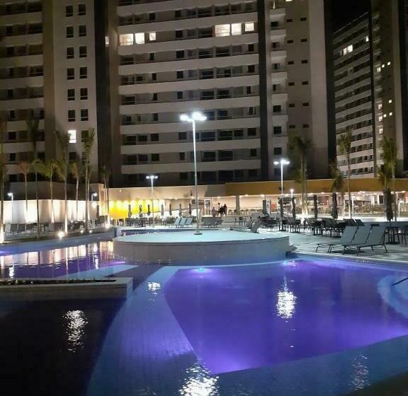ホテル Apartamento No Solar Das águas Resort Em Olímpia Sp