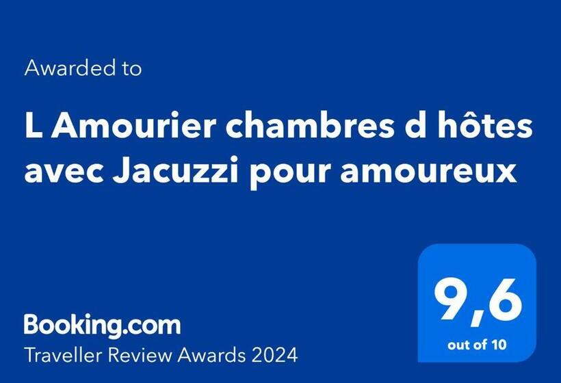 住宿加早餐 L Amourier Chambres D Hôtes Pour Amoureux Avec Jacuzzi Ou Baignoire Xxl