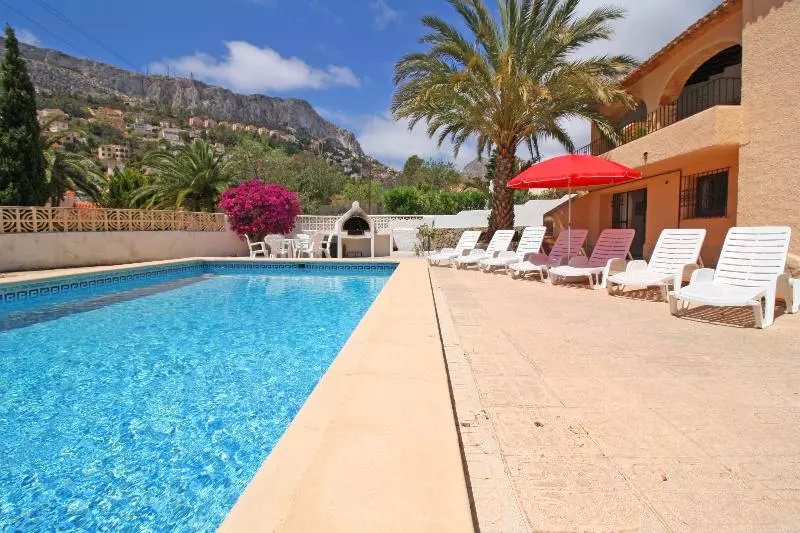 Detached Villa With Private Swimming Pool In Calpe For Families And Groups
