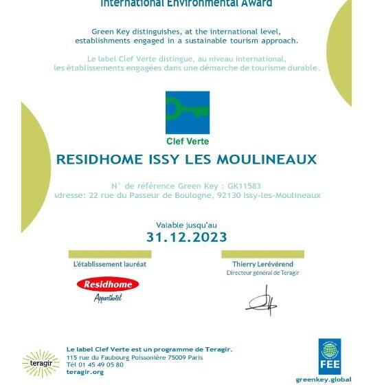 ホテル Residhome Paris Issy Les Moulineaux