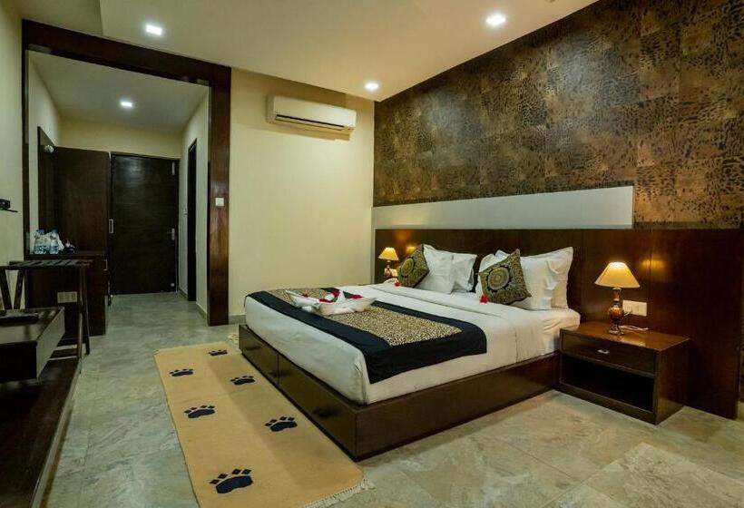 בית מלון כפרי Spree Jungle Vilas Resort Ranthambore