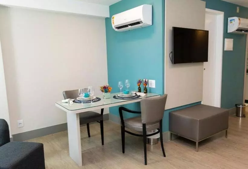 202 Flat Beira Mar Av Boa Viagem Com Cozinha