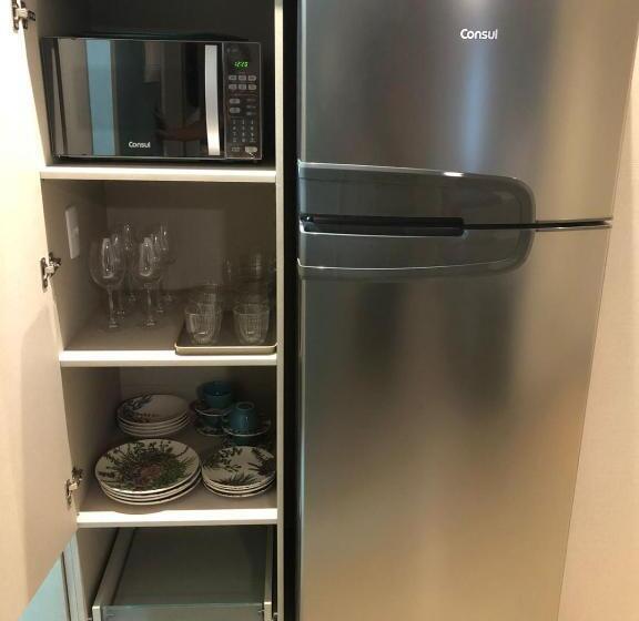 202 Flat Beira Mar Av Boa Viagem Com Cozinha