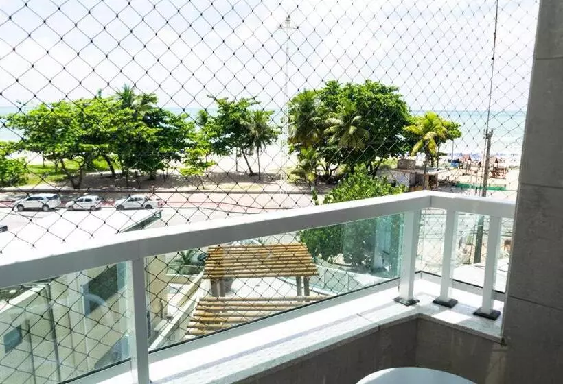 202 Flat Beira Mar Av Boa Viagem Com Cozinha