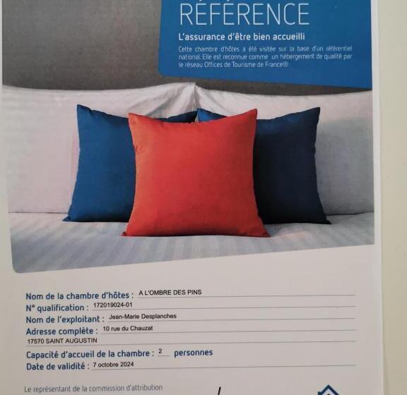 Bed and Breakfast A L Ombre Des Pins