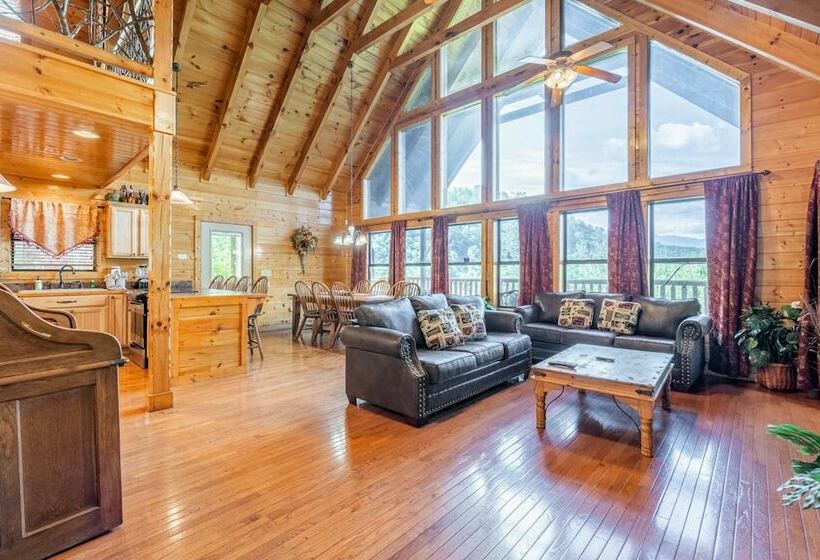 Rocky Top Hideaway Theater Room Pool Table And Arcade Gaming System