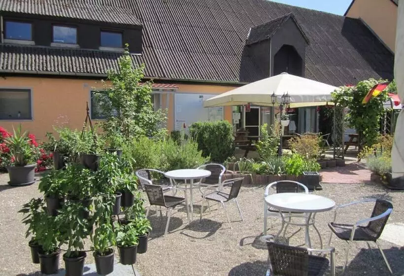 ホテル Schlaffass Camping Gutshof Donauried
