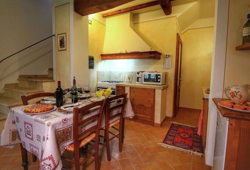 Lush Apartment In Lucignano With Pool