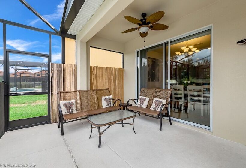 Impressive Waterfront Retreat Near Disney With Cinema Room   5bd/4ba Ph   Rav5341