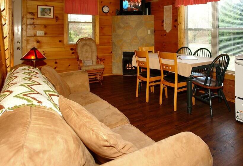Jon S Pond On Cosby Creek 2 Bedrooms, 2 Baths, Sleeps 6 Cabin By Redawning