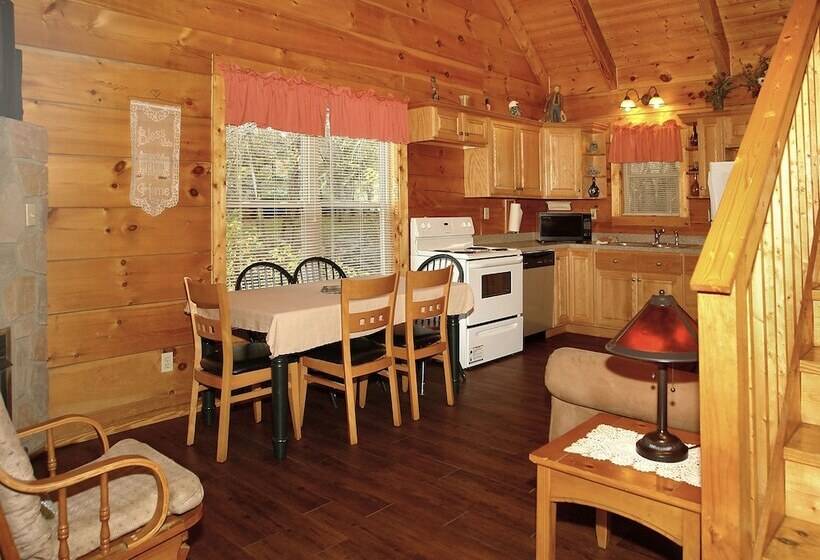 Jon S Pond On Cosby Creek 2 Bedrooms, 2 Baths, Sleeps 6 Cabin By Redawning