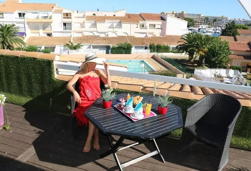 هتل Hôtel Eve Cap D Agde Village Naturiste