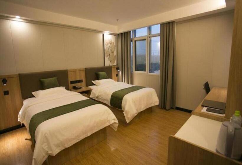 בית מלון כפרי Green Tree Inn Shandong Tai An Ningyang County Ningyang Avenue