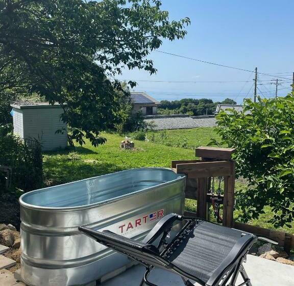 펜션 淡路島でサイコーのととのうを体験出来るサウナ宿たんざ二種類のフィンランドサウナを体験できます