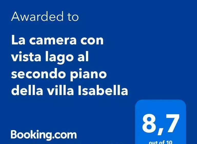 ペンション La Camelia, La Nostra Tripla Con Vista Lago, Al Secondo Piano Della Villa Isabella