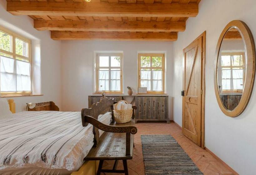 בית מלון כפרי Viscri 32   White Barn And Blue House