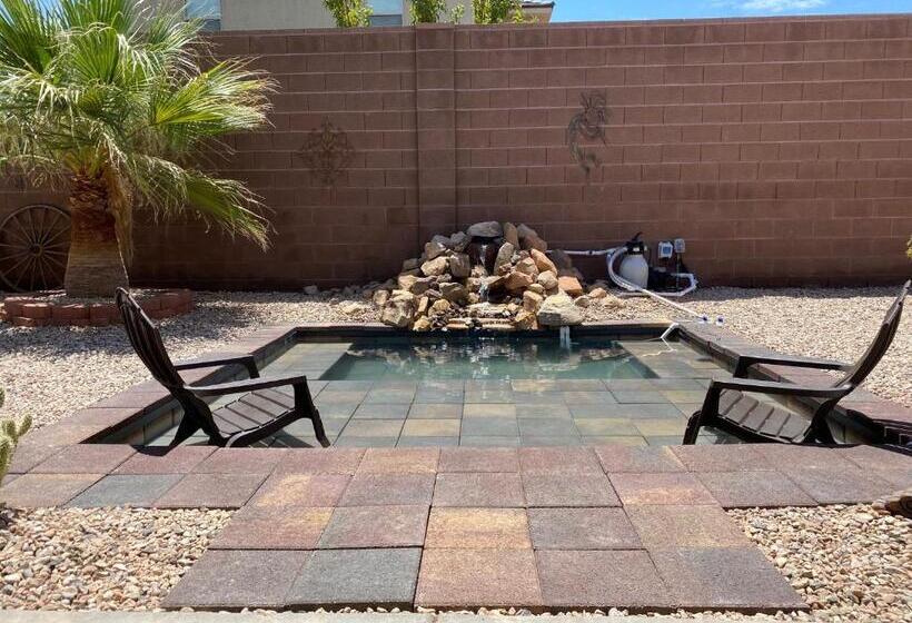 Pension Zion Rv Stone Pool Inn, Pets Stay Free, Fenced In Yard, Relaxing Waterfall!