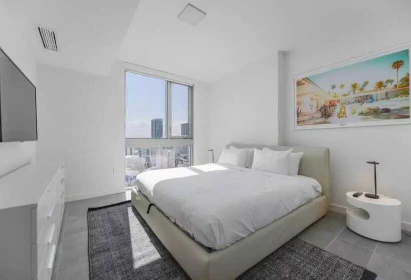 Wonderful 1 Br Apartment With At Downtown Miami