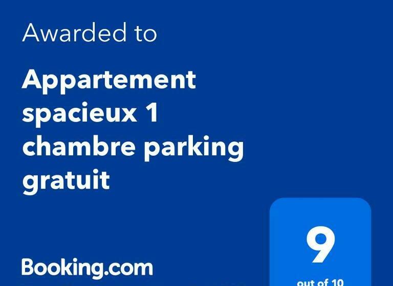 Appartement Spacieux 1 Chambre Parking Gratuit