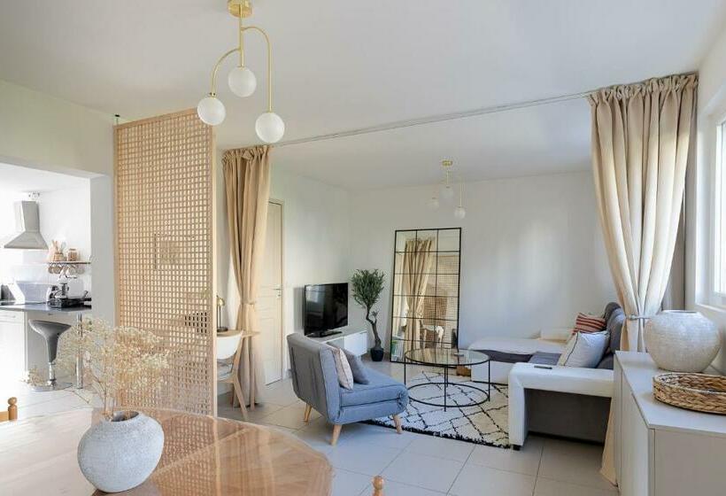 Appartement Spacieux 1 Chambre Parking Gratuit