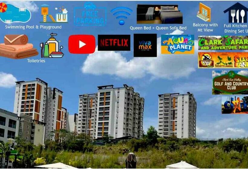 Luxury Condo In Clark Pampanga Beside Hilton Hotel And Casino