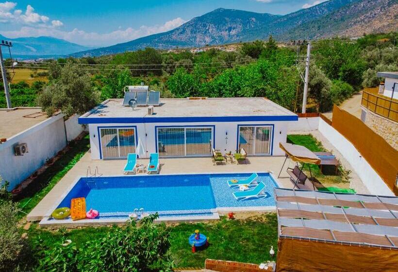 Havuzlu Jakuzili Huzurlu Rahat Bir Villa