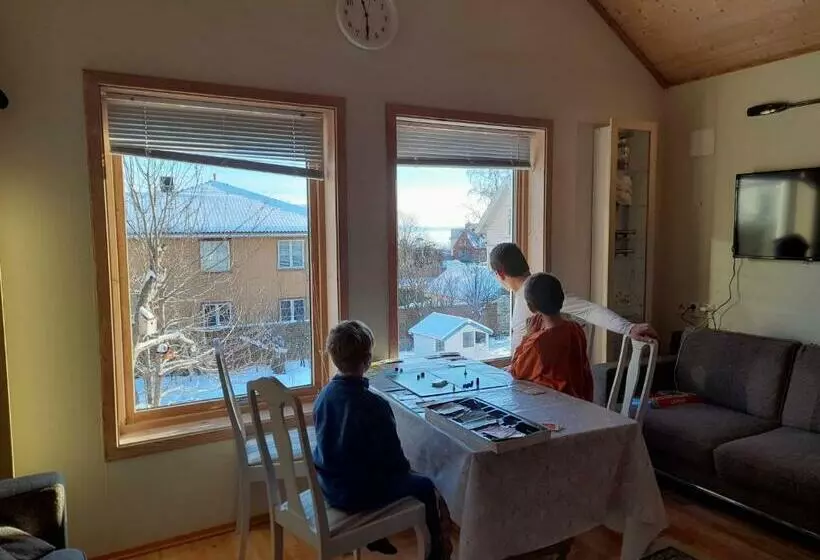 Spacious Family Friendly Apartment With A Cozy Loft And Big Garden