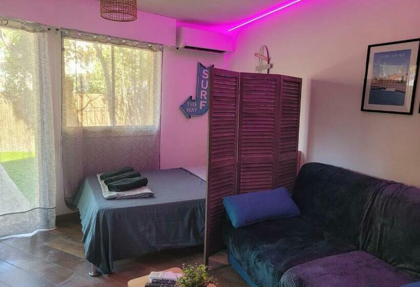 Parking Privé + Jardin + Clim Proche Plage & Resto