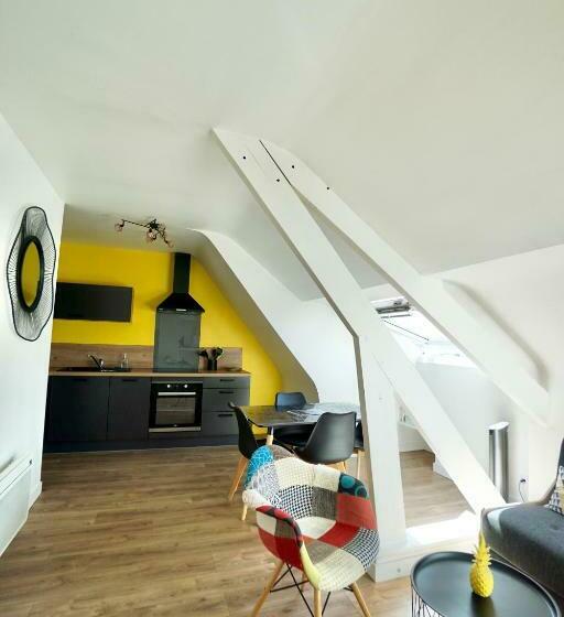 La Lucarne Au Centre Ville Avec Parking Privé Et Ascenseur