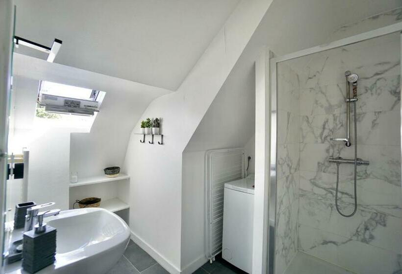 La Lucarne Au Centre Ville Avec Parking Privé Et Ascenseur