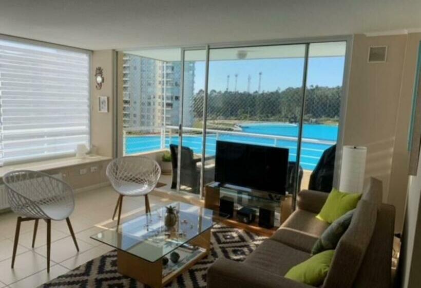 Departamento Algarrobo Con Excelente Vista Al Mar