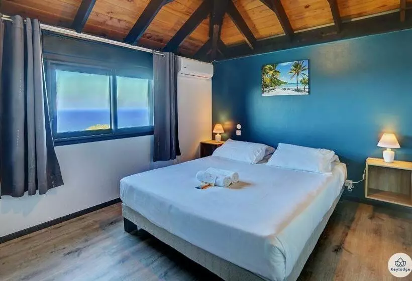 Kaz Bois Blanc, Classée 3 étoiles   Vue Mer   Les Avirons