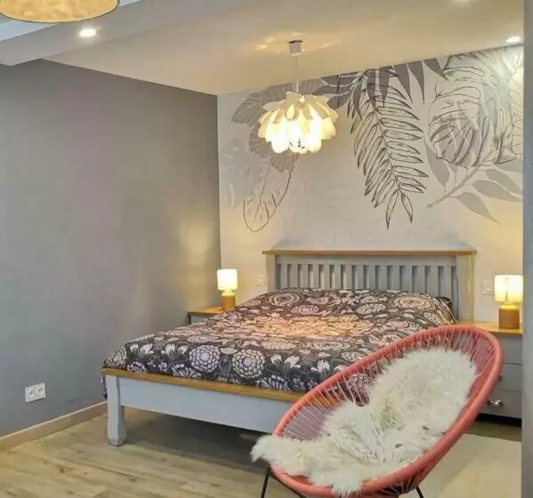 Superbe Cosy T1 Bis Studio 40m2 Indépendant En Maison Avec Parking Gratuit