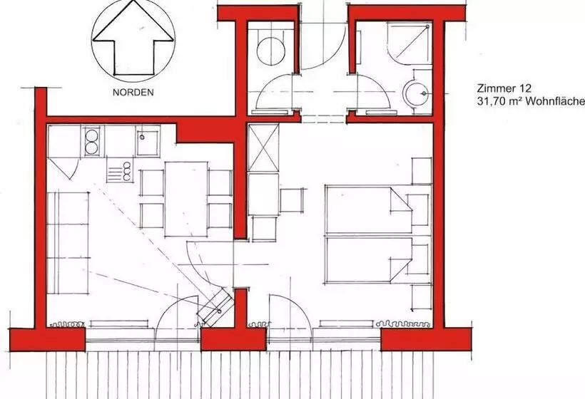 مبيت وإفطار Garni Brigitte