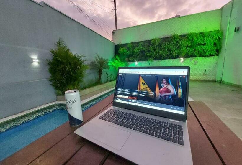 Bela Casa Piscina Aquecimento Solar Em Americana Sp