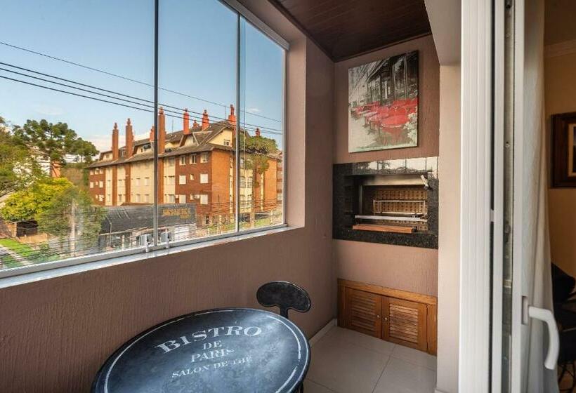 Apto Aconchegante No Centro De Canela Cpa202