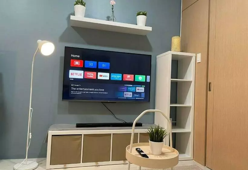 1 Br Cozy Modern Style Condo With Balcony & 5 Star Amenities At Wind Residences