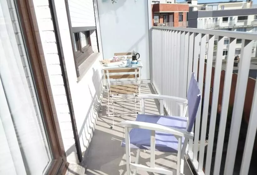 Vue Mer, Luxueux T3 Gar, La Noordzee à Votre Porte, 2à 6 Etbébé à Ostende Centre
