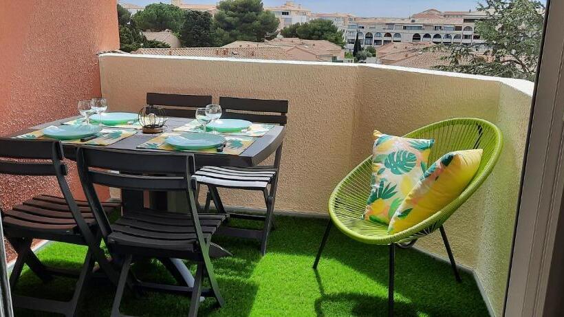 Charmant Studio Sète Cosy Refait à Neuf Parking Plage à Pied