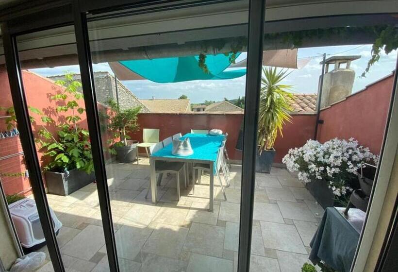 Le Loft Duplex, 2 Terrasses, Au Coeur Du Village