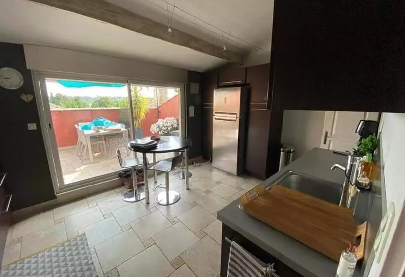 Le Loft Duplex, 2 Terrasses, Au Coeur Du Village