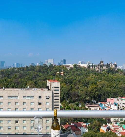 Departamento Con Las Mejores Vistas De La Ciudad En Condesa   Pool   Gym   Parking   Ac