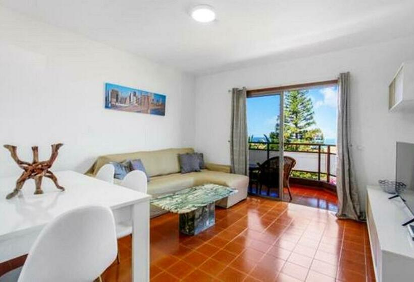 2 Bedrooms Appartement With Sea View Furnished Balcony And Wifi At Bajamar 1 Km Away From The Beach