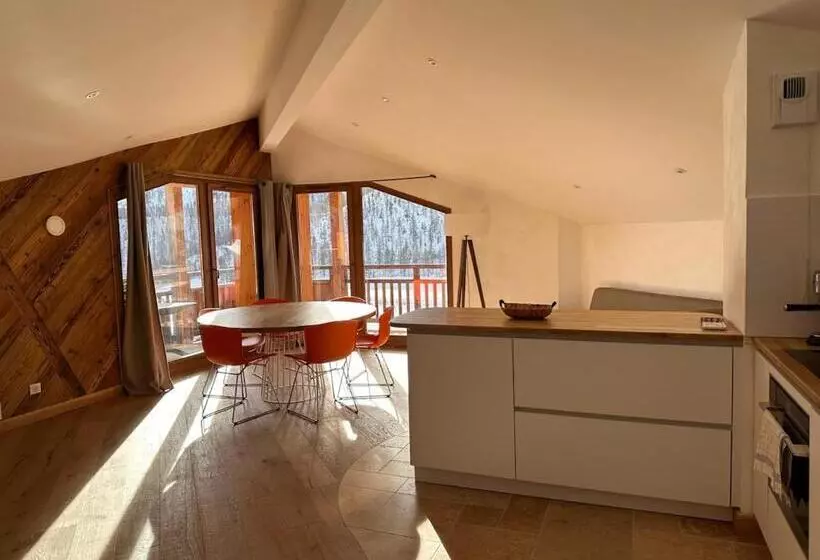 Appartement Avec Vue Magnifique Dans Le Hameau Des Airelles