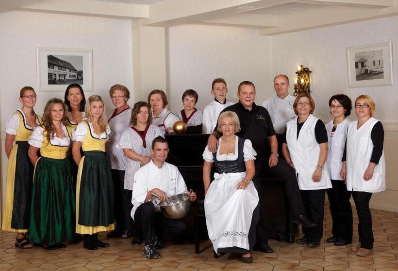 펜션 Landgasthof Zum Lamm