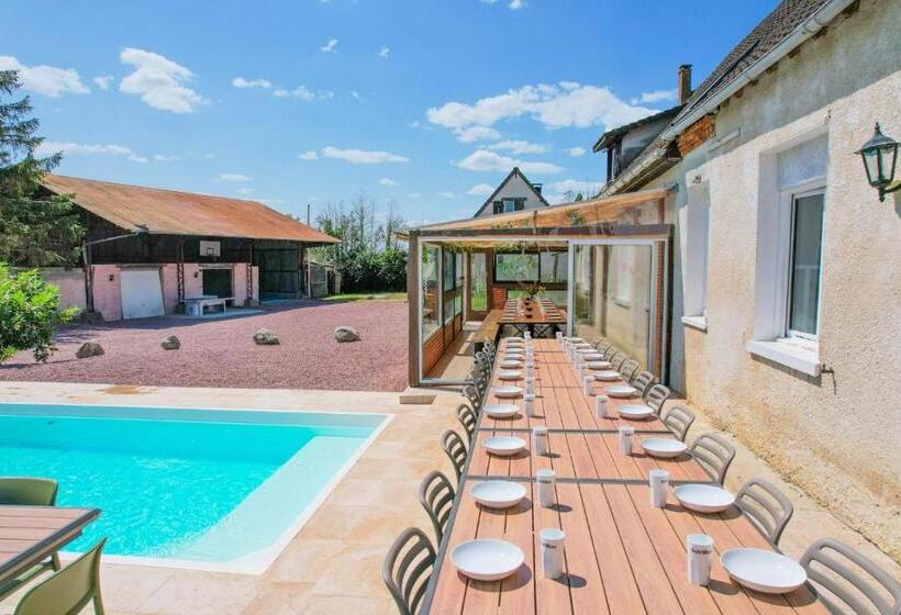 Crazy Villa Le Tertre 28 Heated Pool Basket 2h Paris 44p